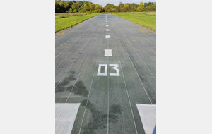 Les marquages de piste sont terminés