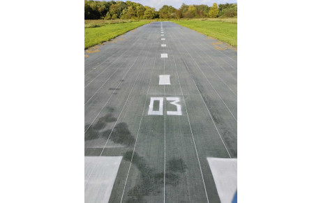 Les marquages de piste sont terminés